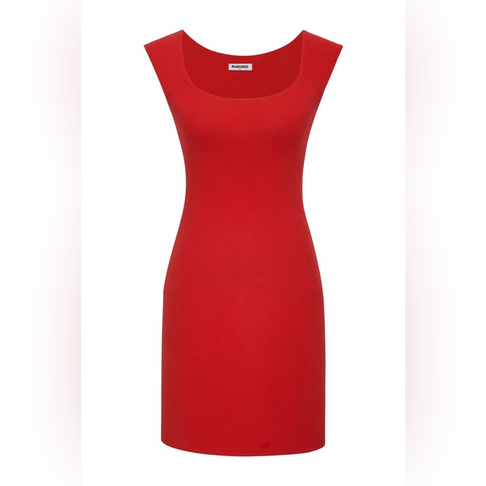 Rumored Be Mine Red Mini Dress - Picture 2 of 3